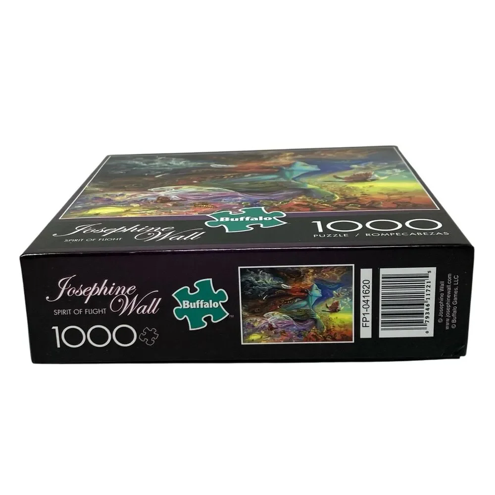 Buffalo Puzzle Spirit Of Flight 1000 Piece Surreal Fantasy Goddess Artwork Birds